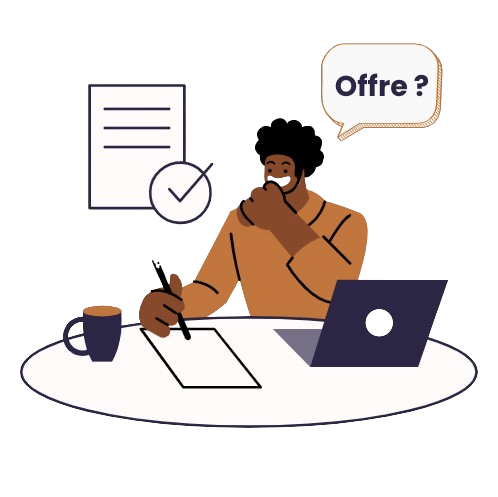 Illustration de personne travaillant